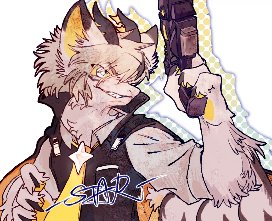 半身新风格尝试 by 星木, furry, 兽绘, 半身, 有偿委托