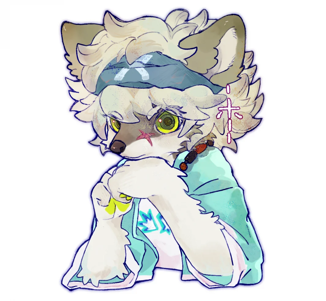 半个孙宝 by 星木, furry, 兽绘, 有偿委托, 半身