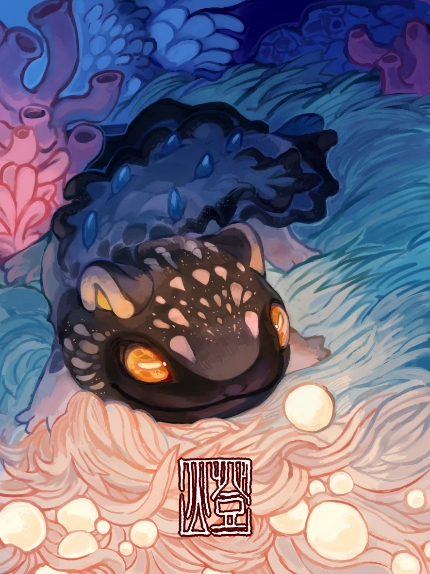 灰灰灰 by 星木, furry, furry oc, OC, 厚涂, 场景