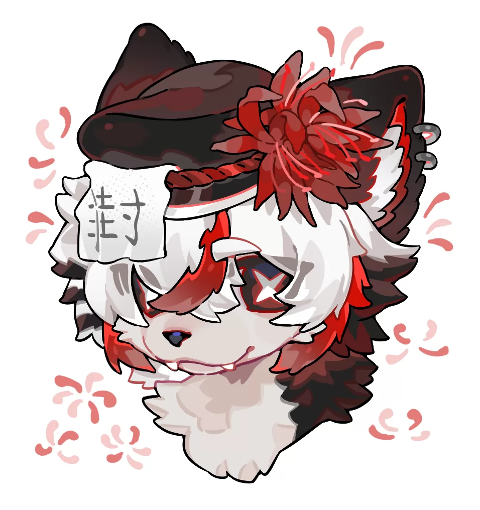 彼岸花 by 星木, furry, 兽绘, 头像