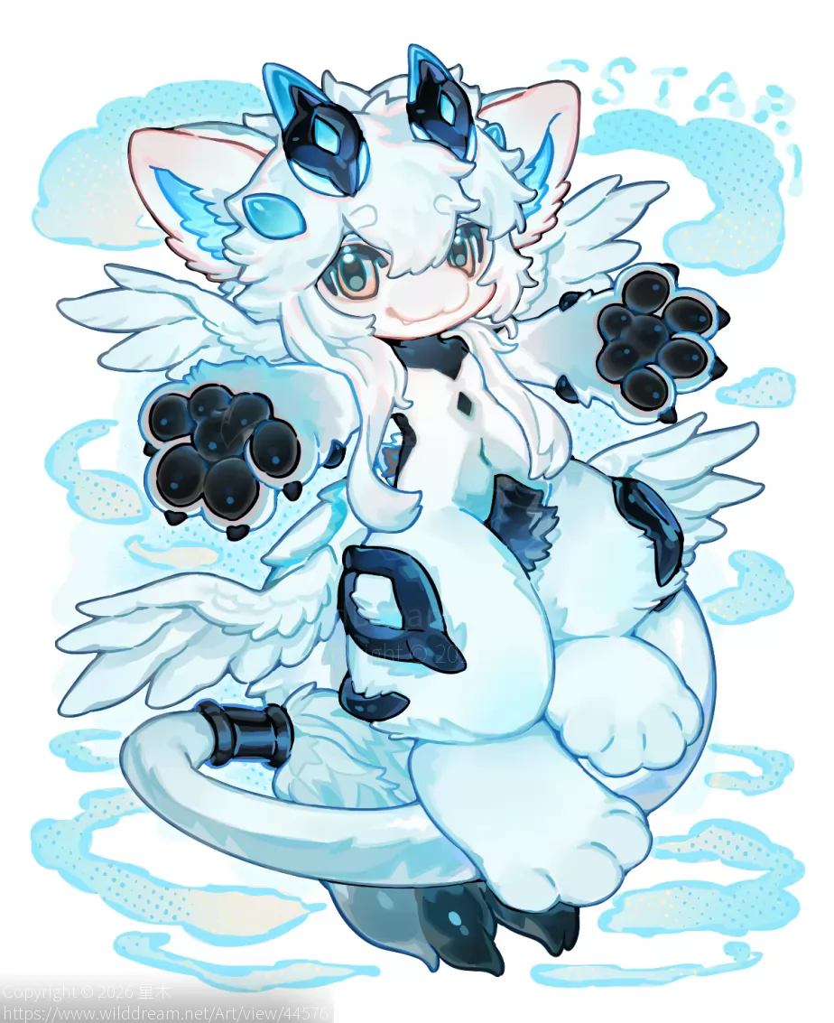 来个抱抱！ by 星木, furry, 兽绘, 全身, 立绘