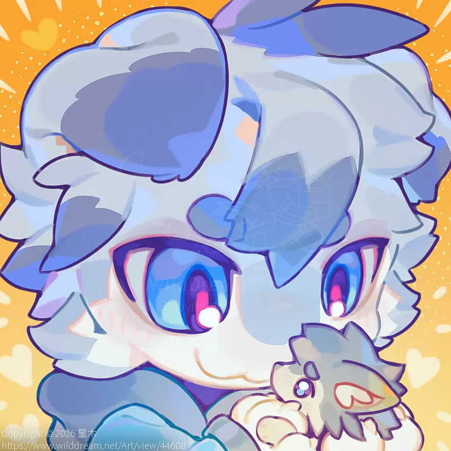 掌中宝 by 星木, 头像, furry, 兽绘