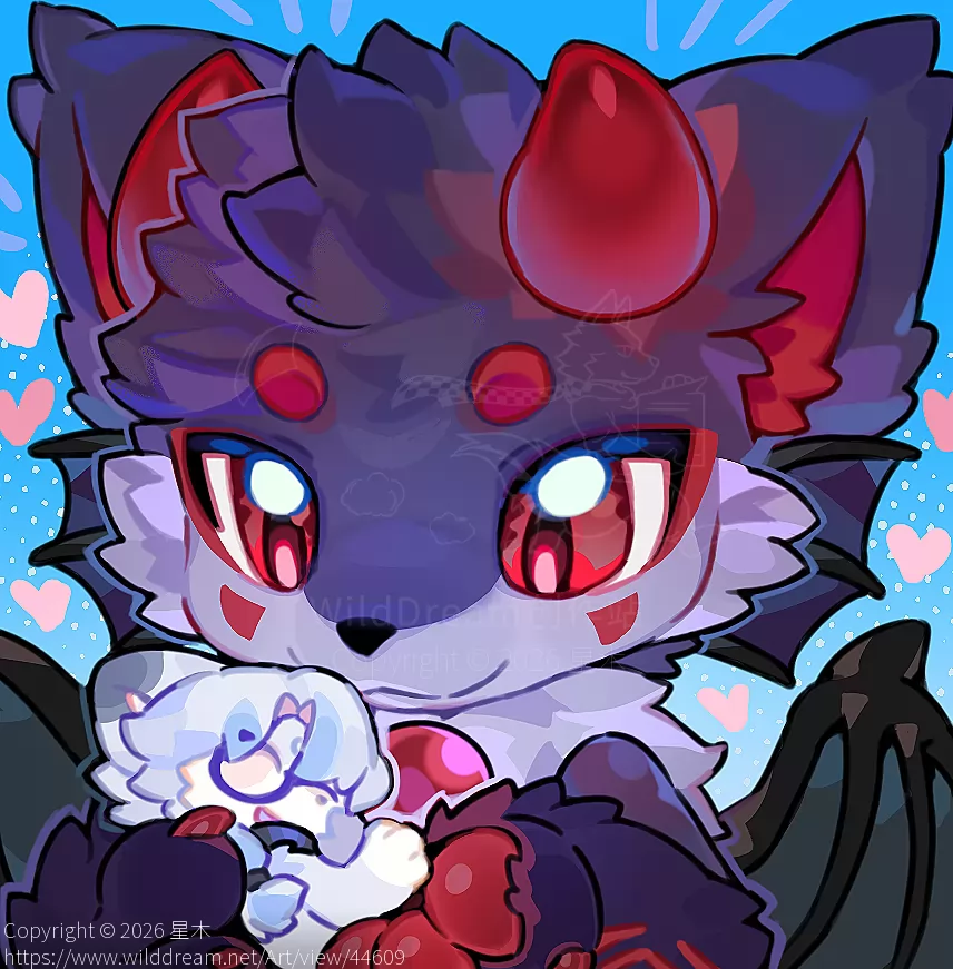 掌中宝！ by 星木, furry, 兽绘, 头像