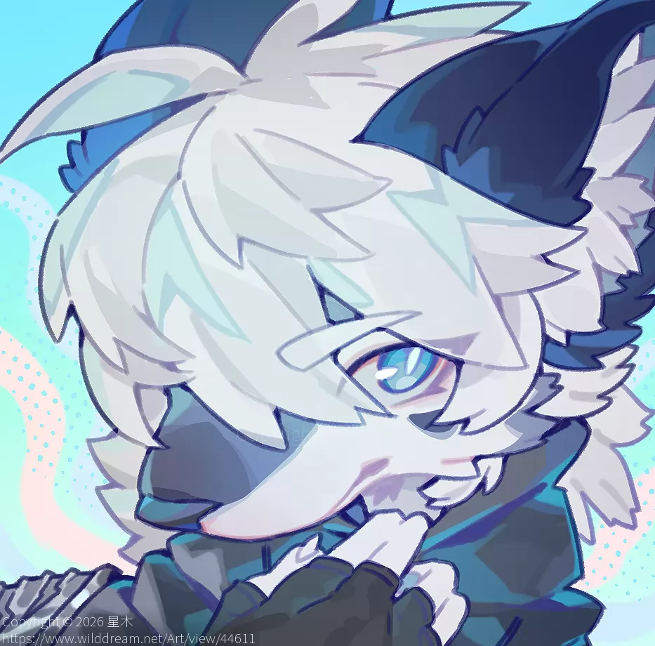 酷酷！ by 星木, furry, 头像, 兽绘
