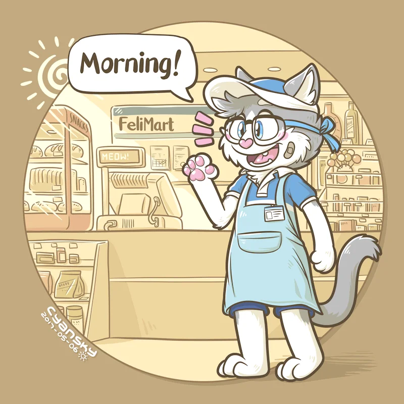 便利店员张小贝 by Cyansky