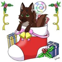 聖誕節賀圖(凱特) by 狼羽翾