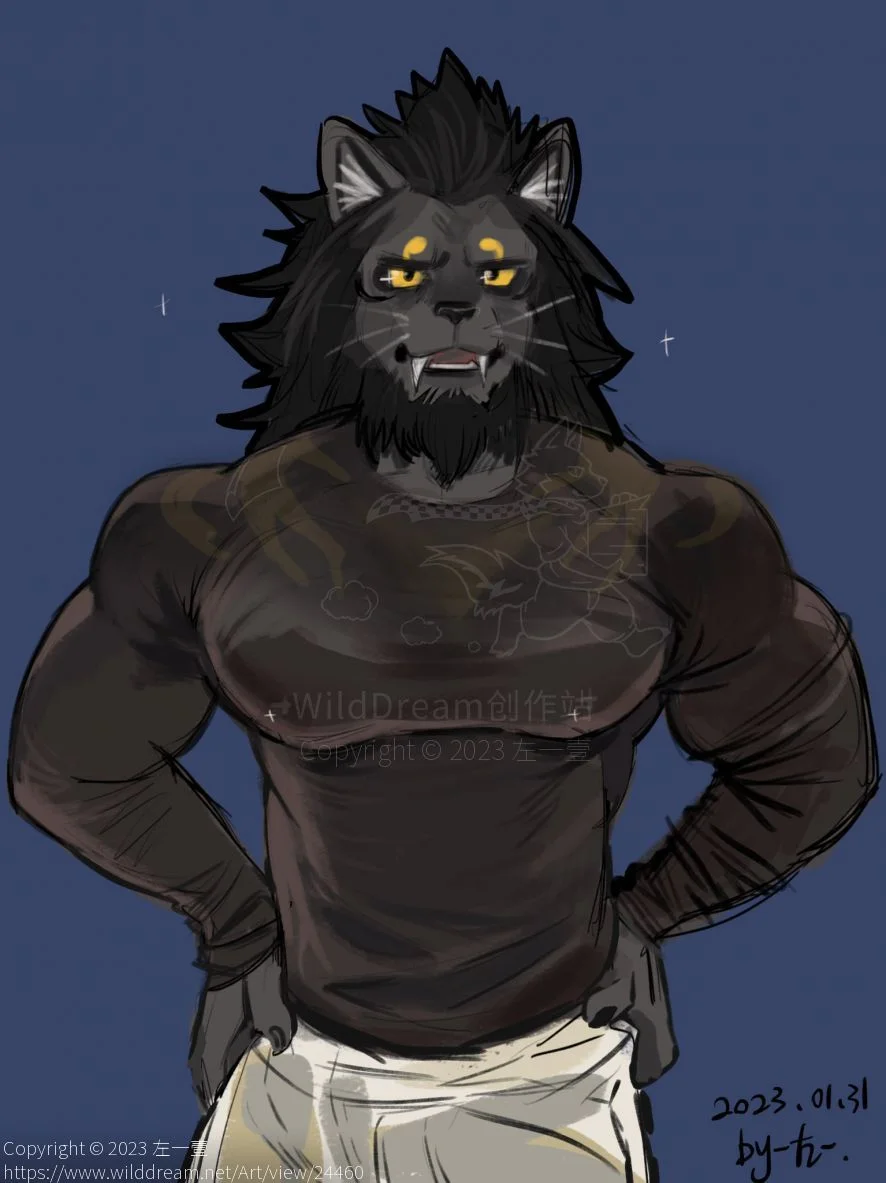 FFXIV大猫oc by zuotiger