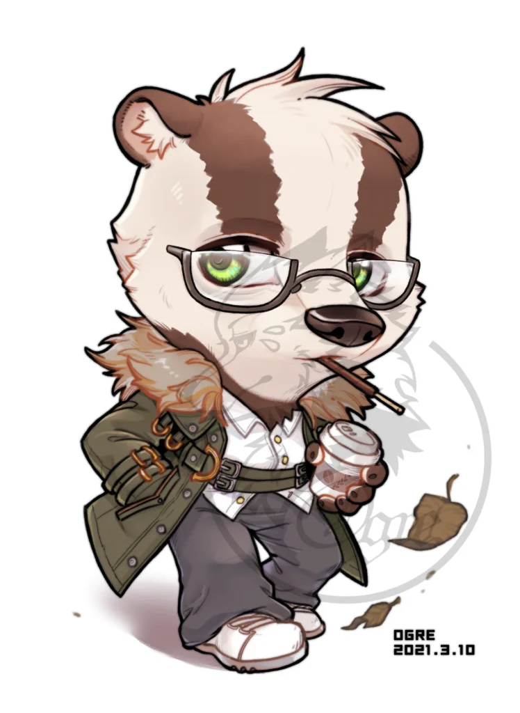 Q版委托 by 讴歌-ogre, badger