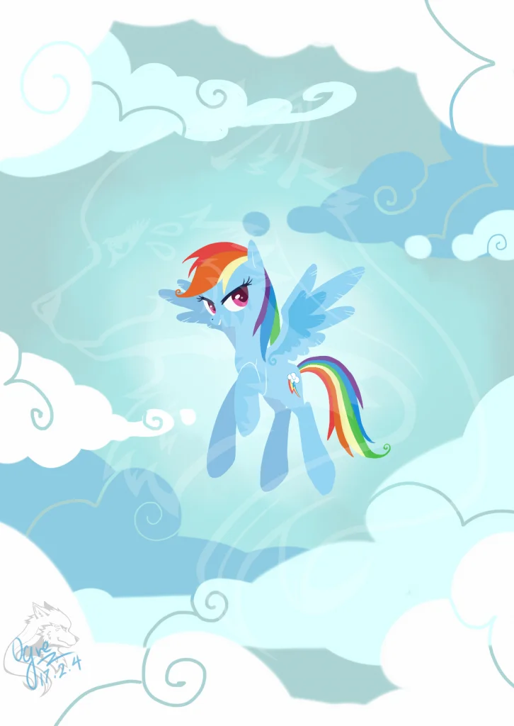Rainbow Dash by 讴歌-ogre