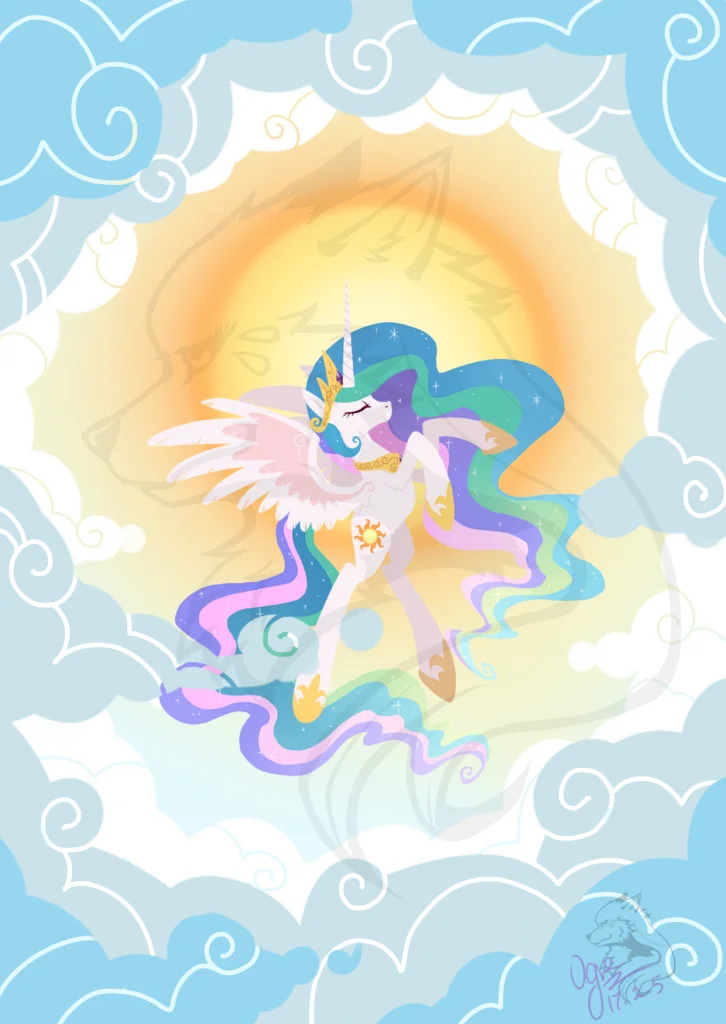 Princess Celestia by 讴歌-ogre