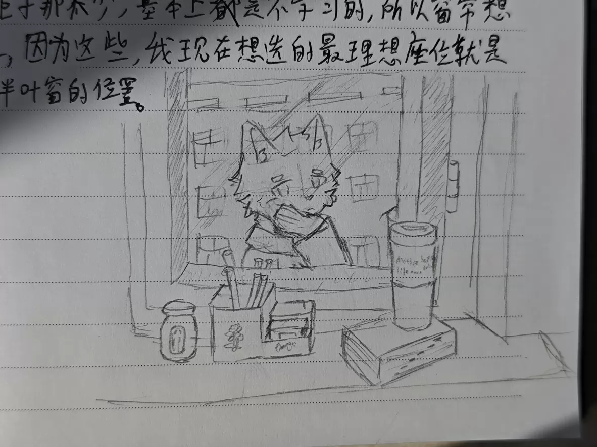 后排靠窗 by 猫.exe