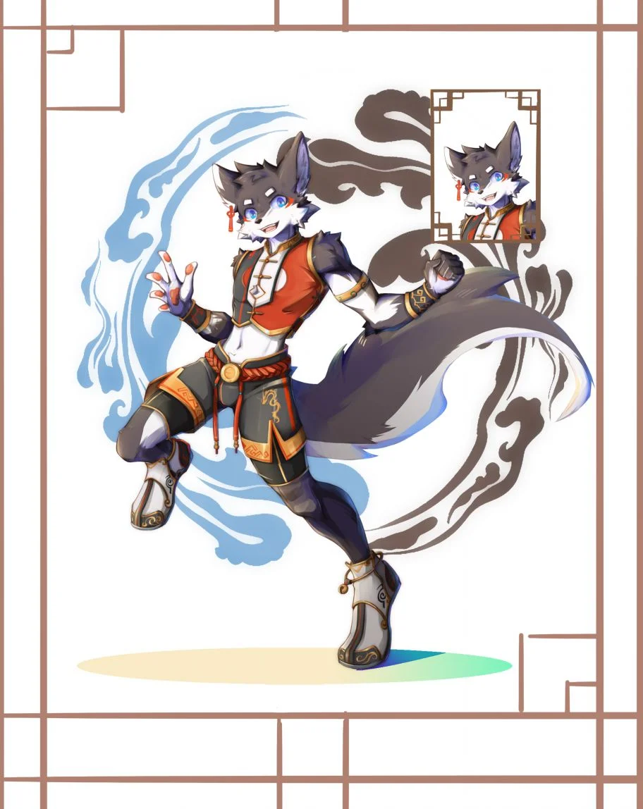 罗西唐装. by 狼毛球, 自己家崽子