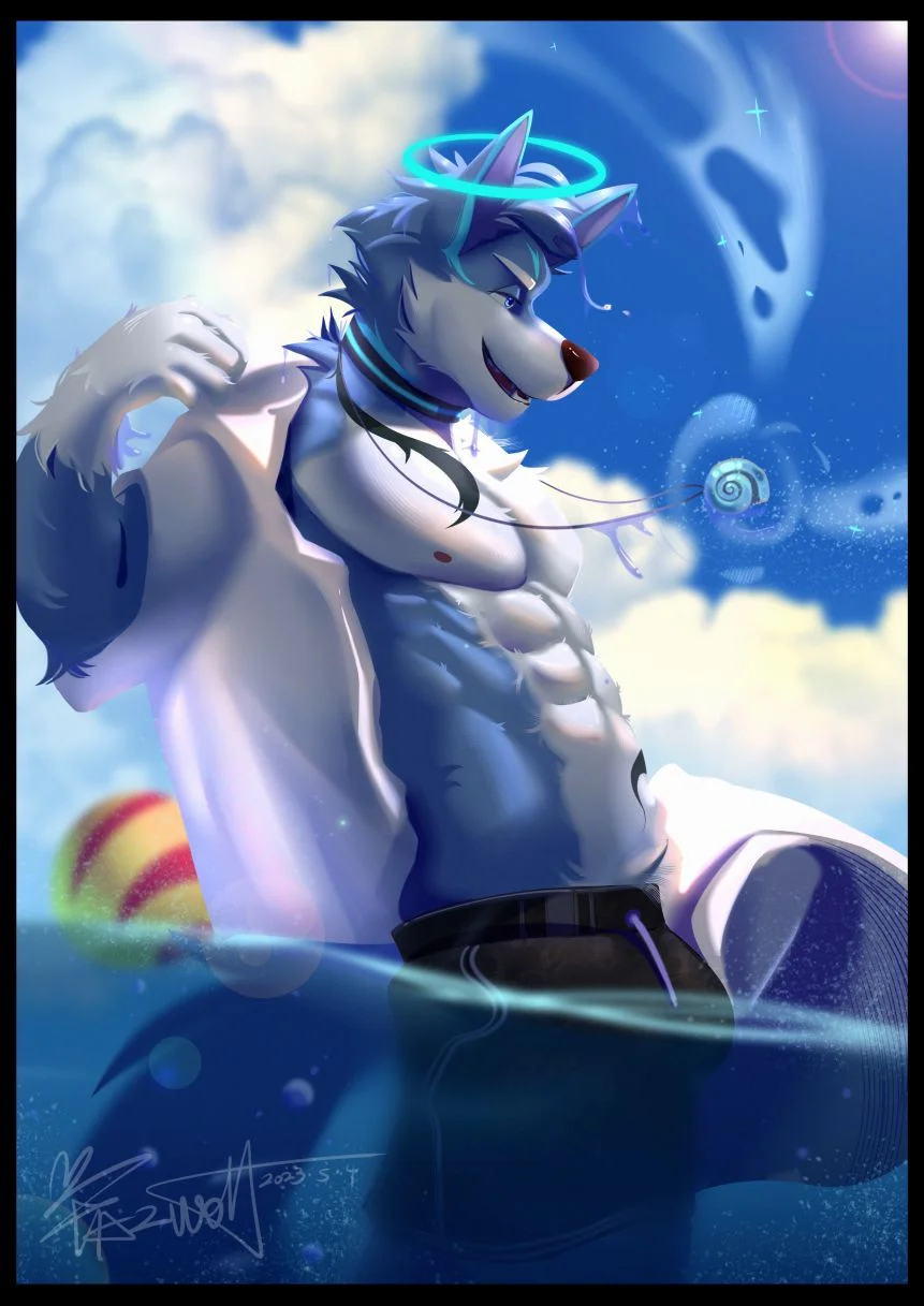 巨浪魔法-宸阳 by 清仓菲斯, furry