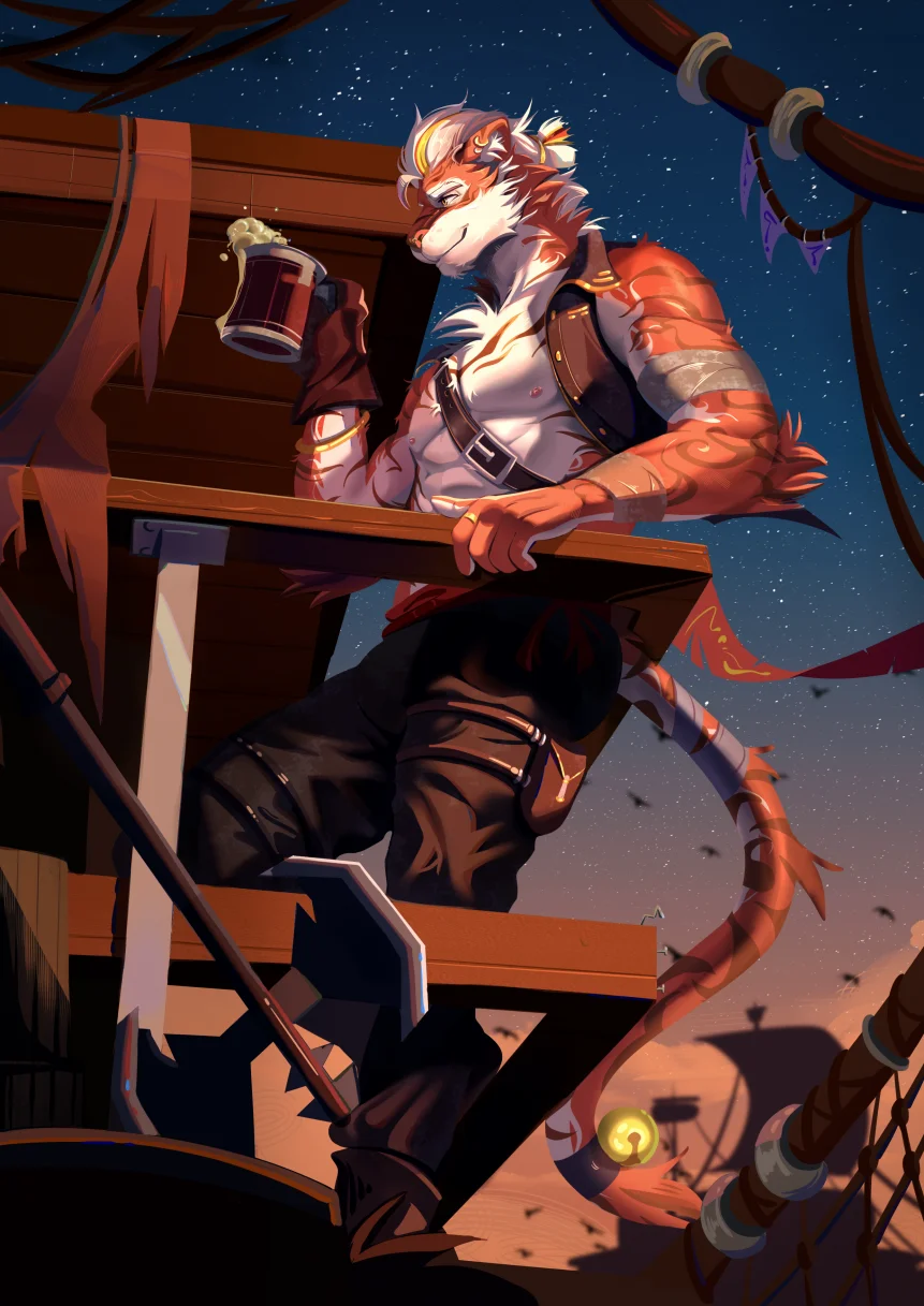 闲暇时光--南枝 by 清仓菲斯, furry