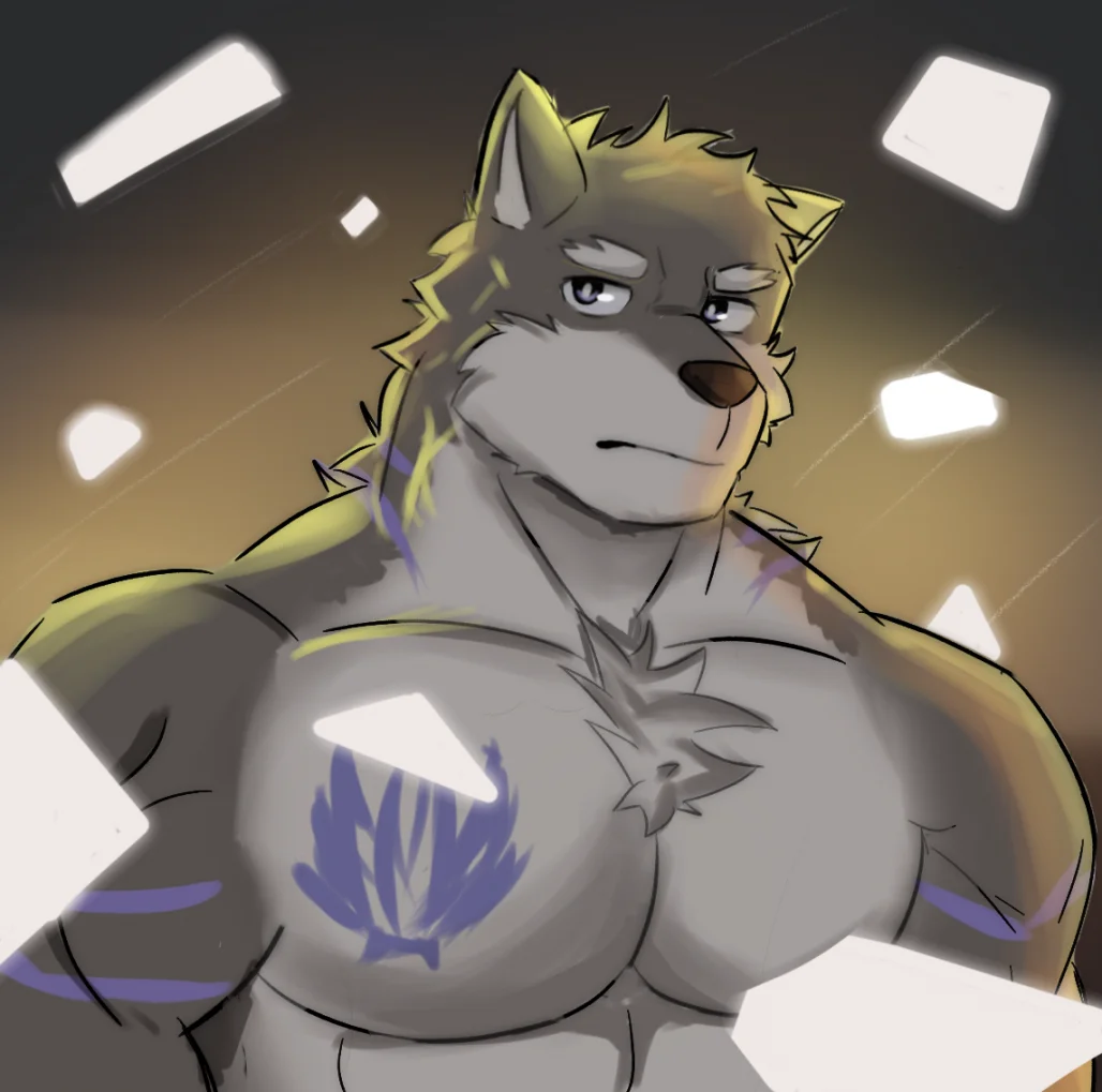 雨晖 by 九胖, furry, 狼
