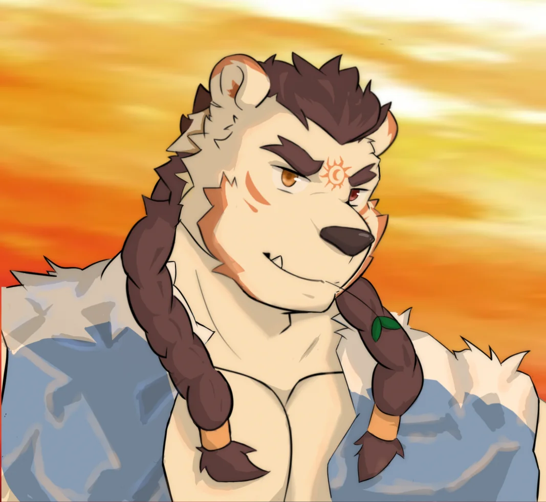 枫落 by 九胖, furry, 熊