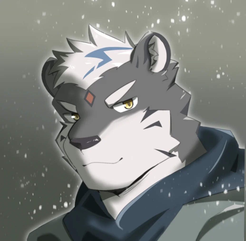 头像 by 九胖, furry, 虎