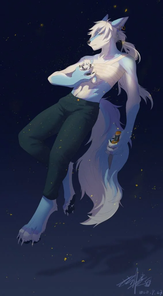 星屑 by 狼暁白, 狼暁白的OC