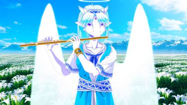 白龙姐姐吹长笛—向往蓝天（空へ...） by Tezilla